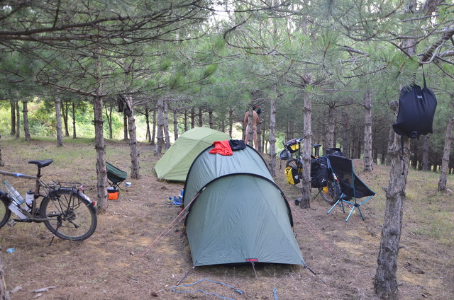 Camping-Dusche